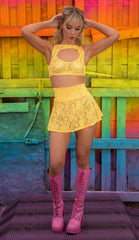 J-Valentine FF335 - Cyclone Lace Harness Top - J. Valentine