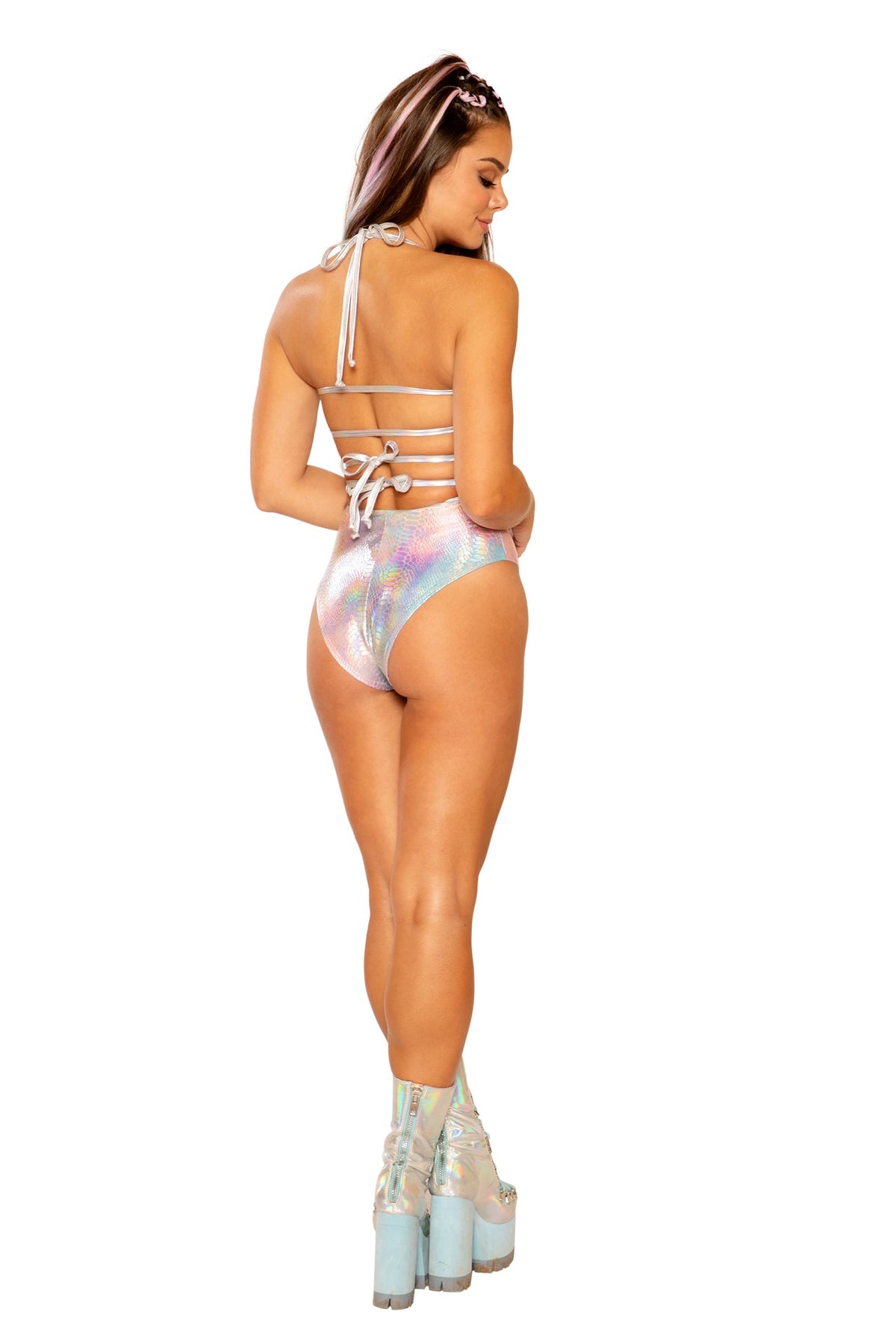 J. Valentine Metallic Wrap Short FF483 - J. Valentine - Flyclothing LLC