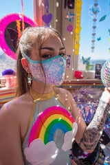 J. Valentine Sequin Tailored Mask FF556 - J. Valentine - Flyclothing LLC
