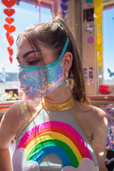 J. Valentine Sequin Tailored Mask FF556 - J. Valentine - Flyclothing LLC