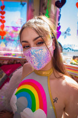J. Valentine Sequin Tailored Mask FF556 - J. Valentine - Flyclothing LLC