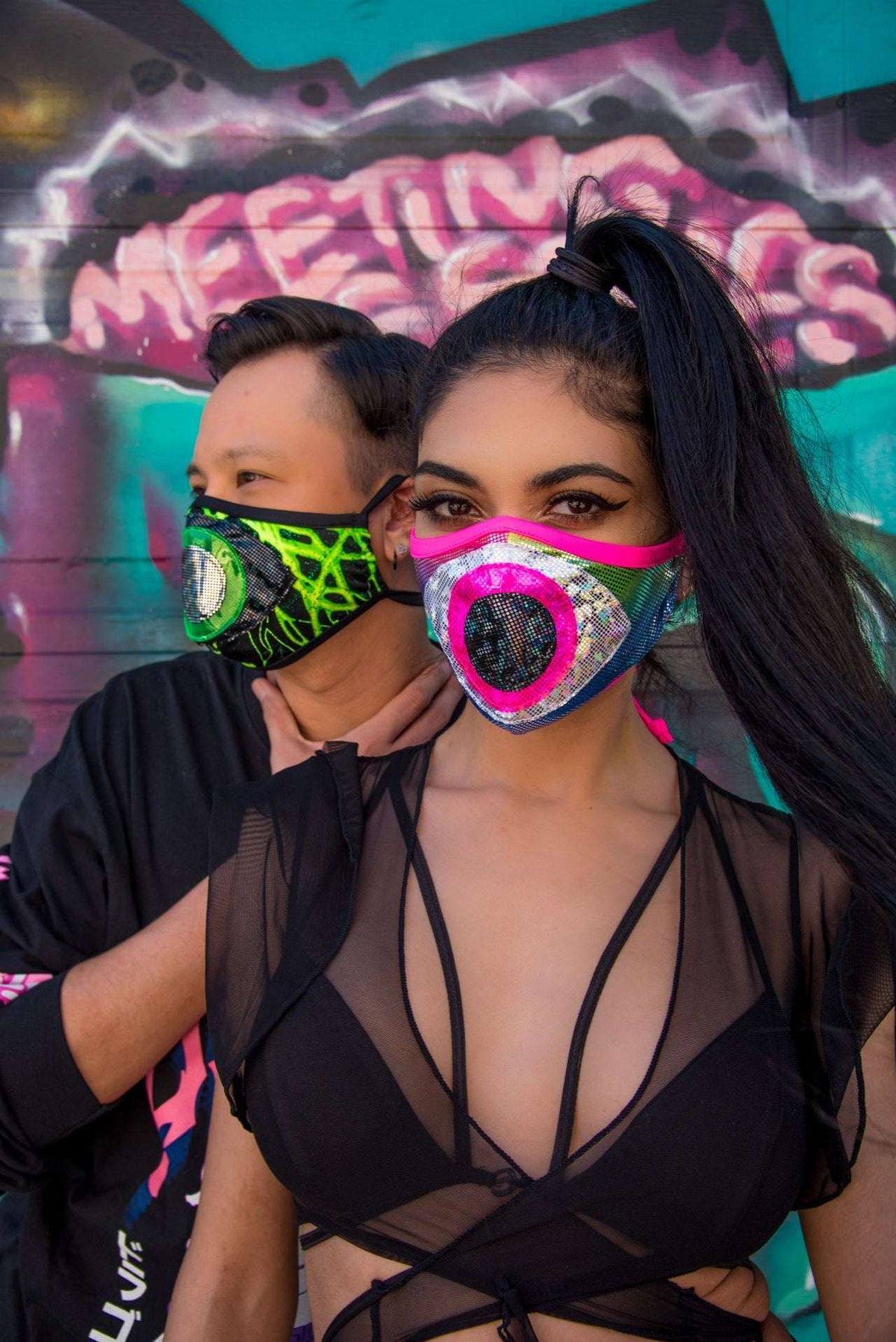 J. Valentine Eyeball Tailored Mask FF559 - J. Valentine - Flyclothing LLC