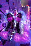J-Valentine CL524 - Light-Up Hooded Cropped Jacket - J. Valentine - Flyclothing LLC