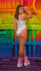 J-Valentine FF826 - Holographic Tank Bodysuit - J. Valentine