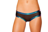 J. Valentine Sheer Mesh Short with Band Trim FF841 - J. Valentine - Flyclothing LLC