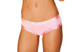 J. Valentine Sheer Mesh Short with Band Trim FF841 - J. Valentine - Flyclothing LLC