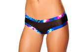 J. Valentine Sheer Mesh Short with Band Trim FF841 - J. Valentine - Flyclothing LLC