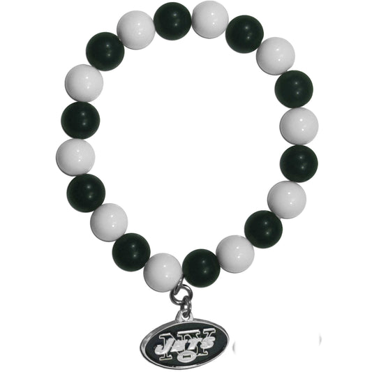New York Jets Fan Bead Bracelet - New York Jets - Flyclothing LLC