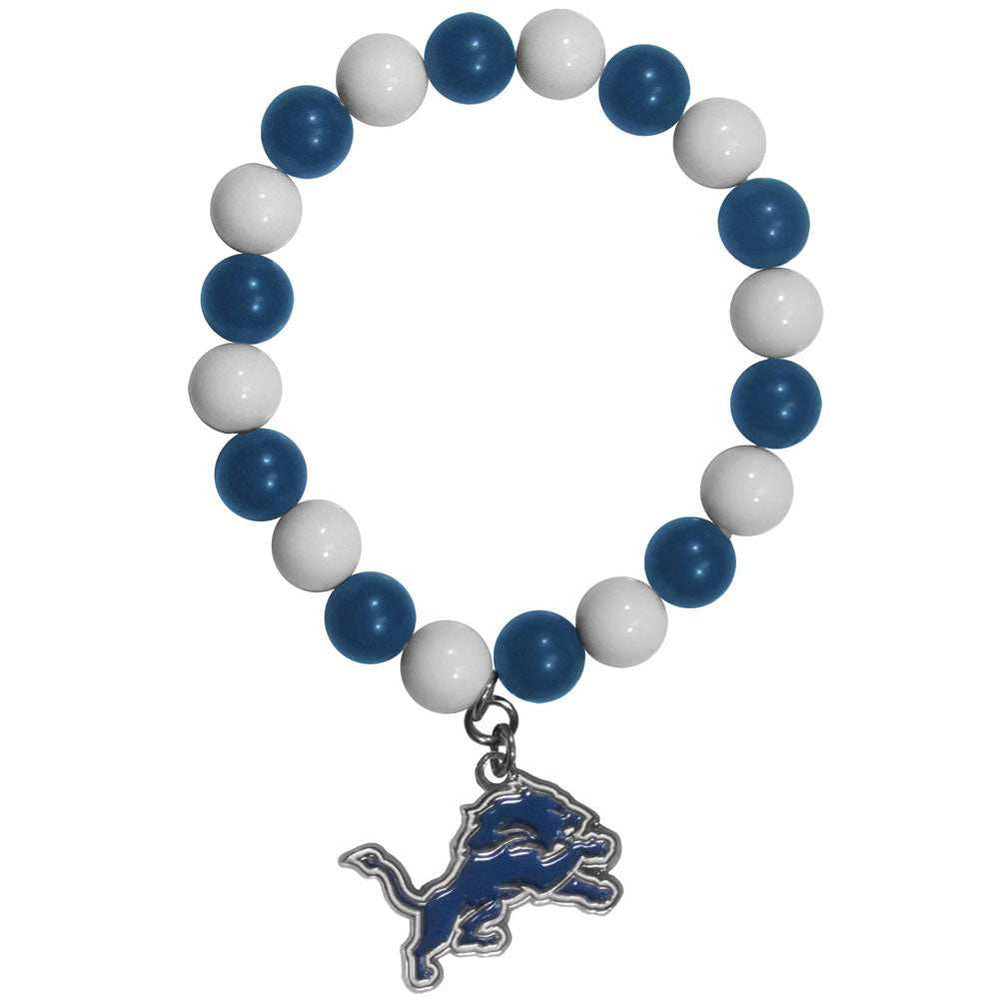 Detroit Lions Fan Bead Bracelet - Detroit Lions - Flyclothing LLC