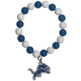 Detroit Lions Fan Bead Bracelet - Detroit Lions - Flyclothing LLC