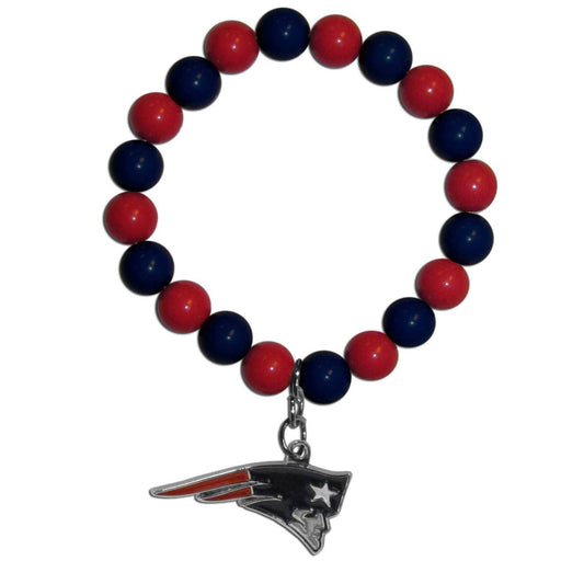 New England Patriots Fan Bead Bracelet - New England Patriots - Flyclothing LLC