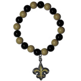 New Orleans Saints Fan Bead Bracelet - New Orleans Saints - Flyclothing LLC