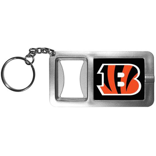 Cincinnati Bengals Flashlight Key Chain with Bottle Opener - Cincinnati Bengals - Flyclothing LLC