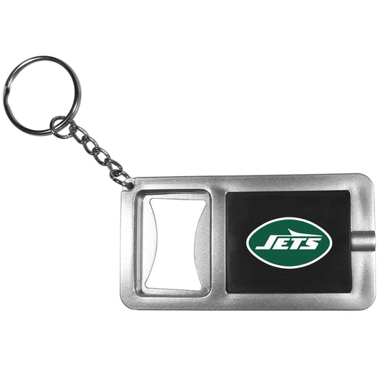 New York Jets Flashlight Key Chain with Bottle Opener - New York Jets - Flyclothing LLC