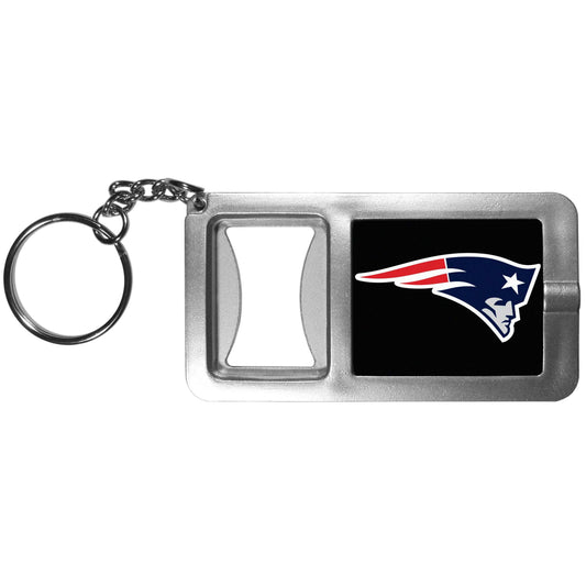 New England Patriots Flashlight Key Chain with Bottle Opener - New England Patriots - Flyclothing LLC