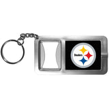 Pittsburgh Steelers Flashlight Key Chain with Bottle Opener - Pittsburgh Steelers - Flyclothing LLC