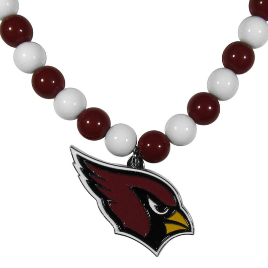 Arizona Cardinals Fan Bead Necklace - Arizona Cardinals - Flyclothing LLC