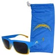 Los Angeles Chargers Sportsfarer Sunglasses and Bag Set - Siskiyou Buckle