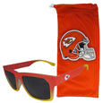 Kansas City Chiefs Sportsfarer Sunglasses and Bag Set