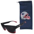 New England Patriots Sportsfarer Sunglasses and Bag Set - Siskiyou Buckle