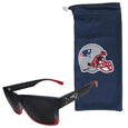 New England Patriots Sportsfarer Sunglasses and Bag Set