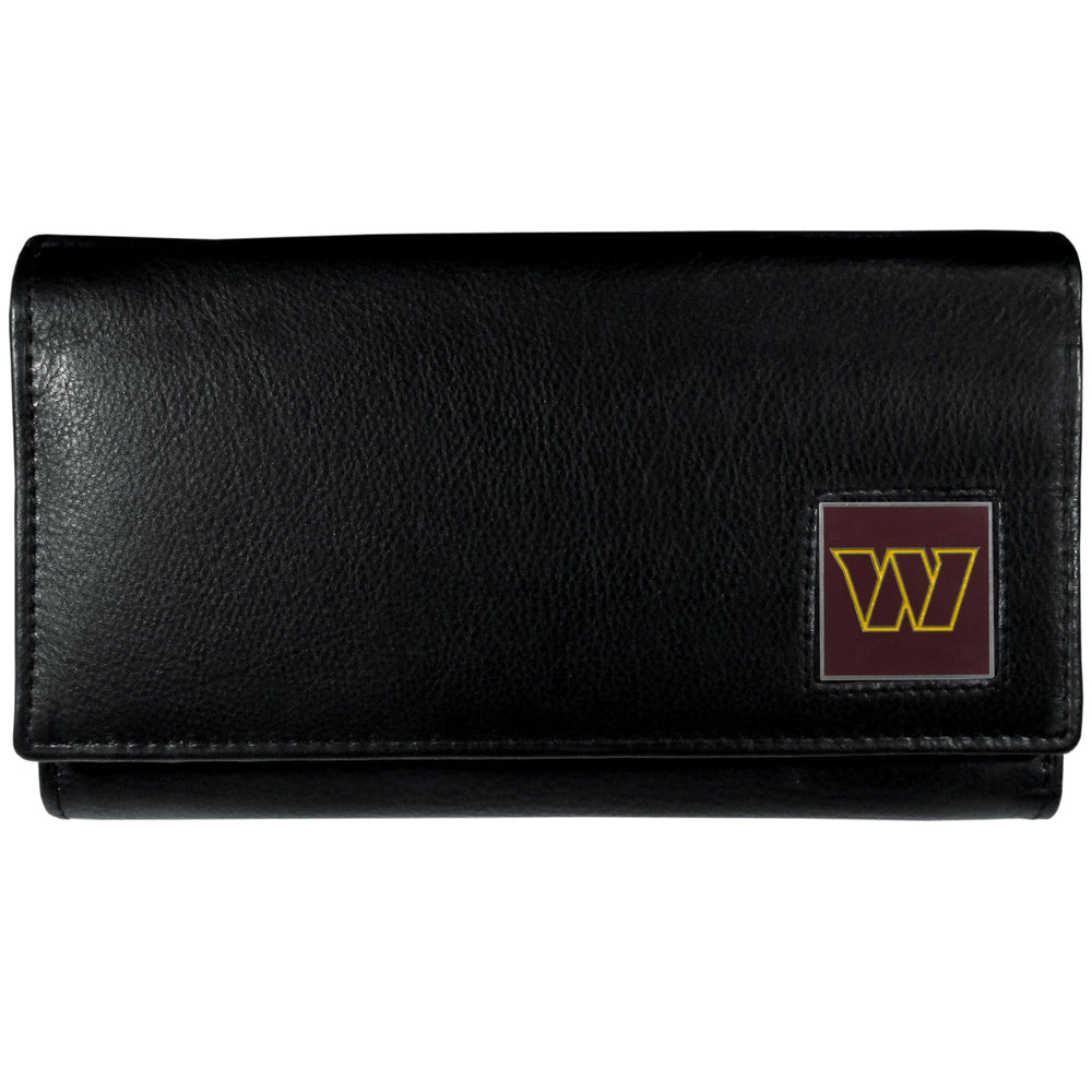 Washington Commanders Leather Women's Wallet - Siskiyou Buckle
