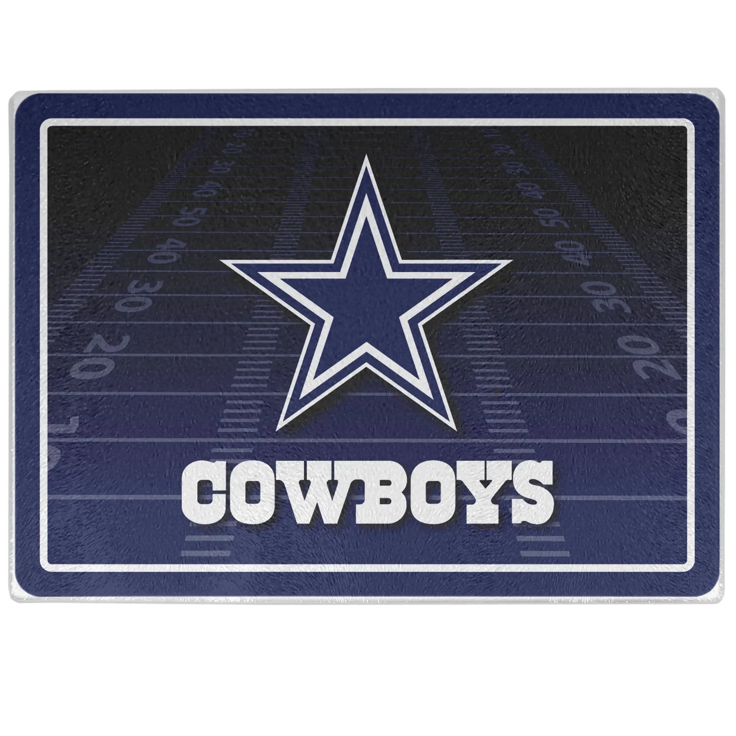 Dallas Cowboys Glass Cutting Board - Dallas Cowboys - Flyclothing LLC