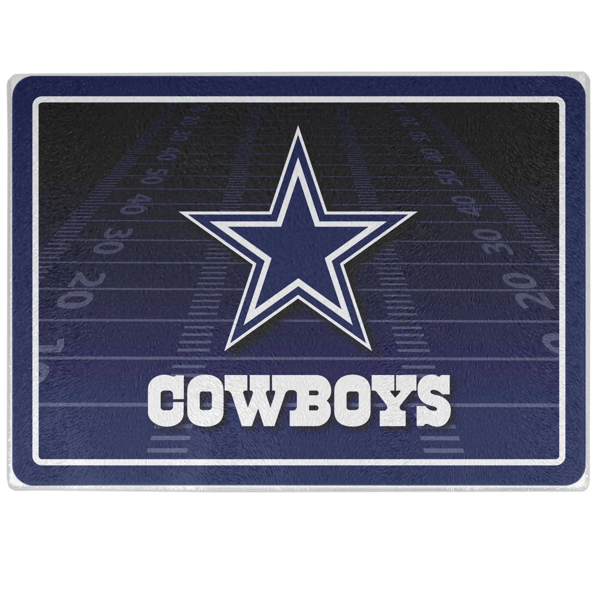 Dallas Cowboys Glass Cutting Board - Dallas Cowboys - Flyclothing LLC