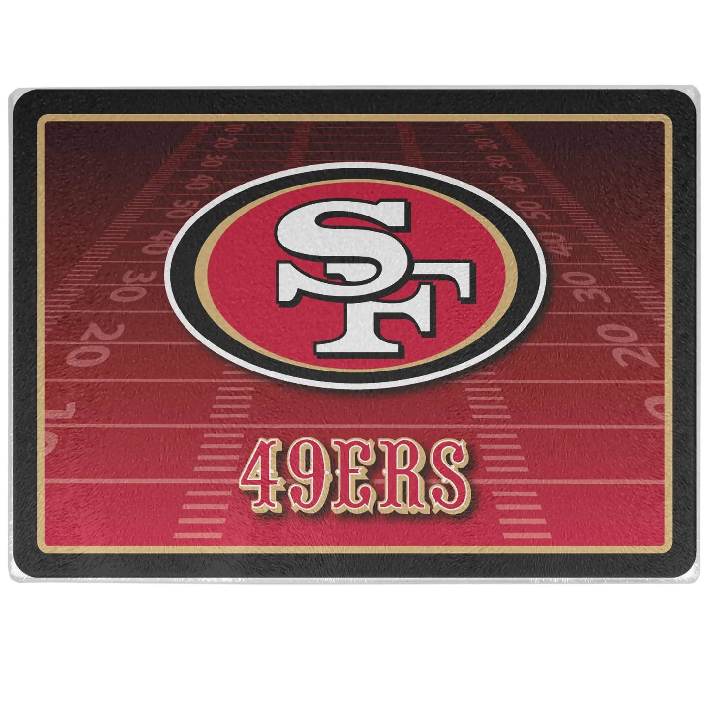San Francisco 49ers Glass Cutting Board - San Francisco 49ers - Flyclothing LLC