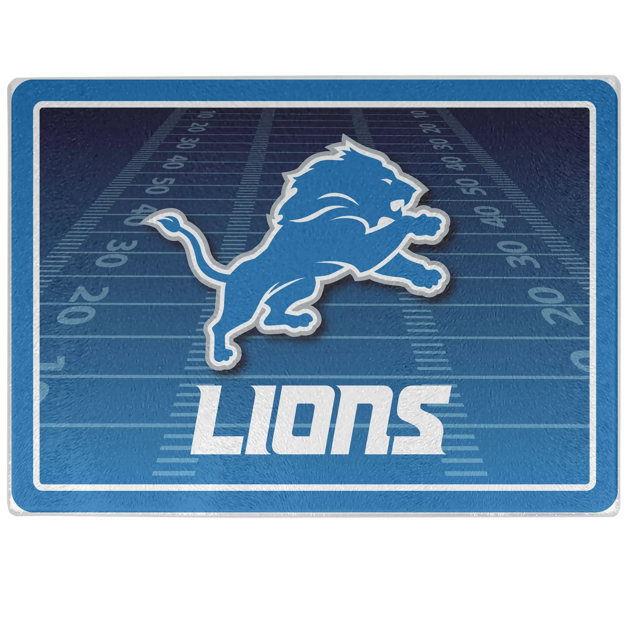 Detroit Lions Glass Cutting Board - Detroit Lions - Flyclothing LLC