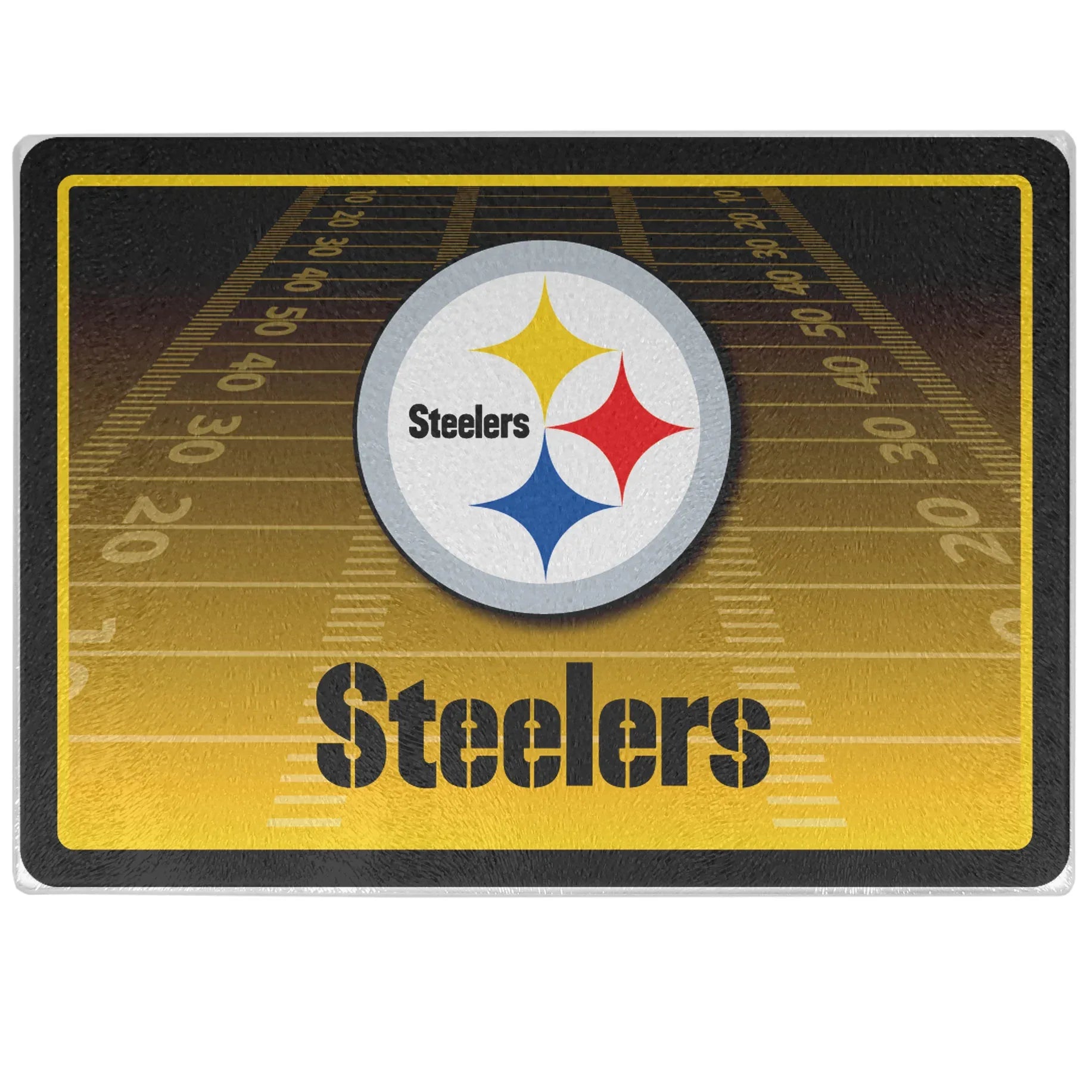 Pittsburgh Steelers Glass Cutting Board