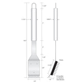 W. Virginia Mountaineers Logo Grill Brush/Scraper - W. Virginia Mountaineers - Flyclothing LLC