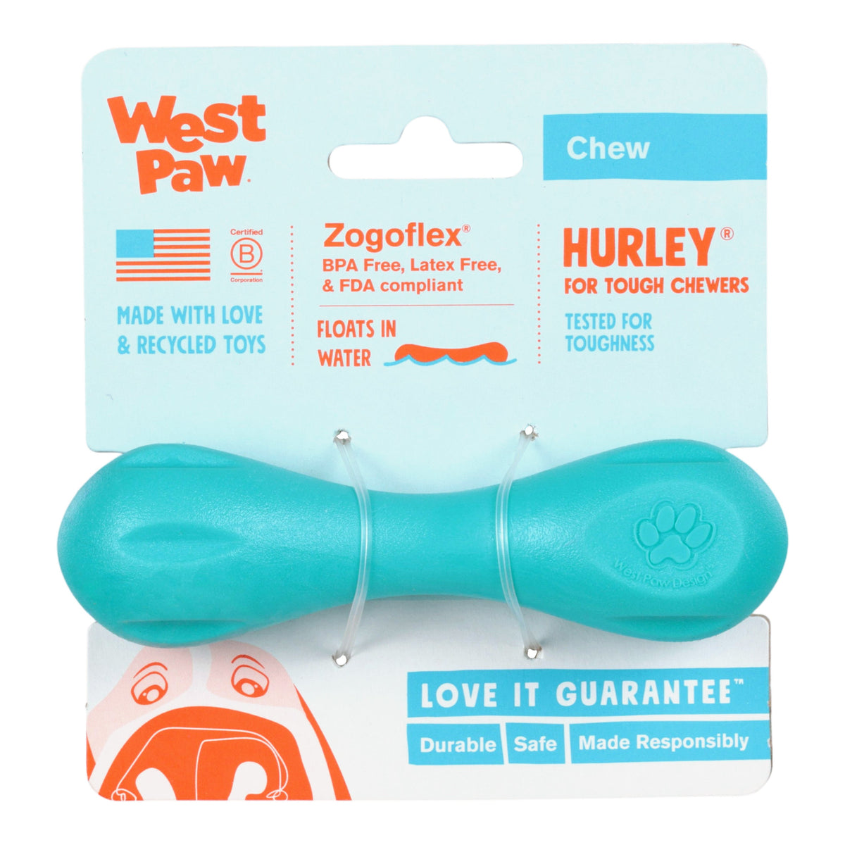 Hurley Teal - West Paw - Flyclothing LLC