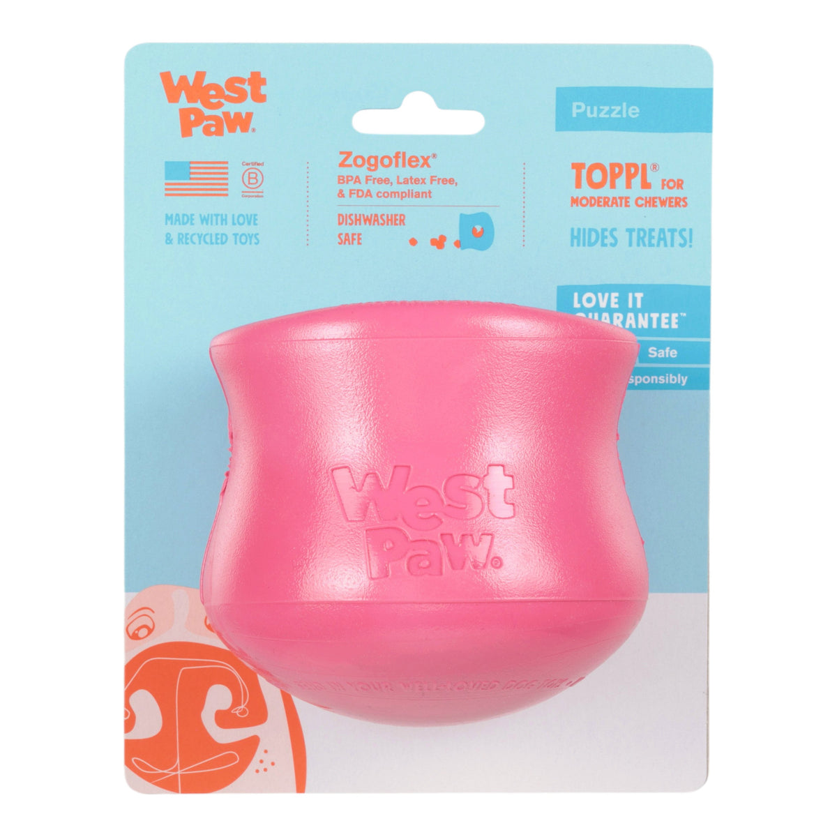 Toppl Geranium - West Paw - Flyclothing LLC
