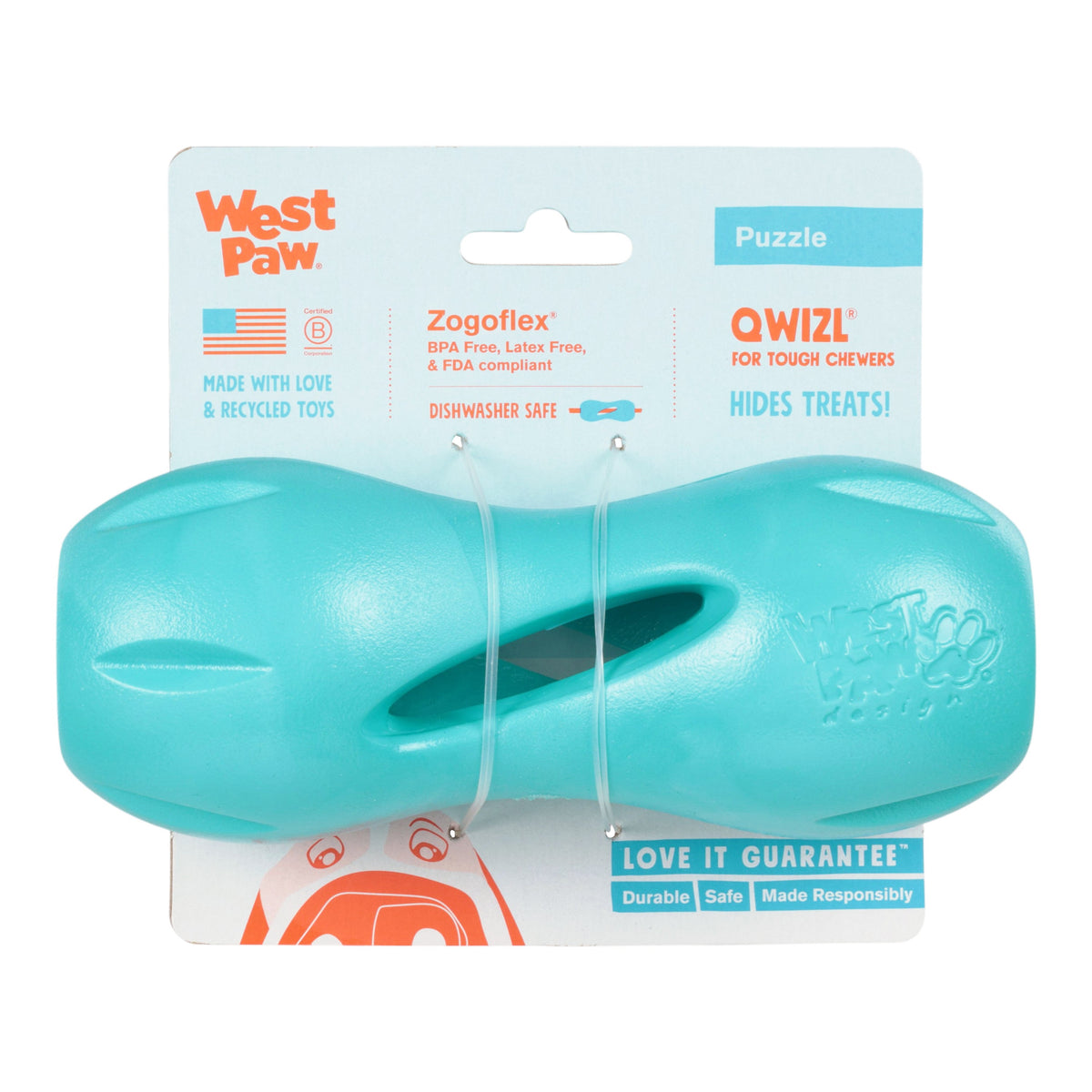 Qwizl Teal - West Paw - Flyclothing LLC