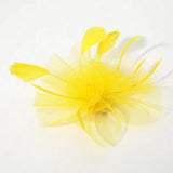 Mesh Flower Feather Mesh Fascinator / Headband - Madeline Love - Flyclothing LLC