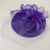 Elegant Floral Veil Fascinator Headband - Madeline Love - Flyclothing LLC