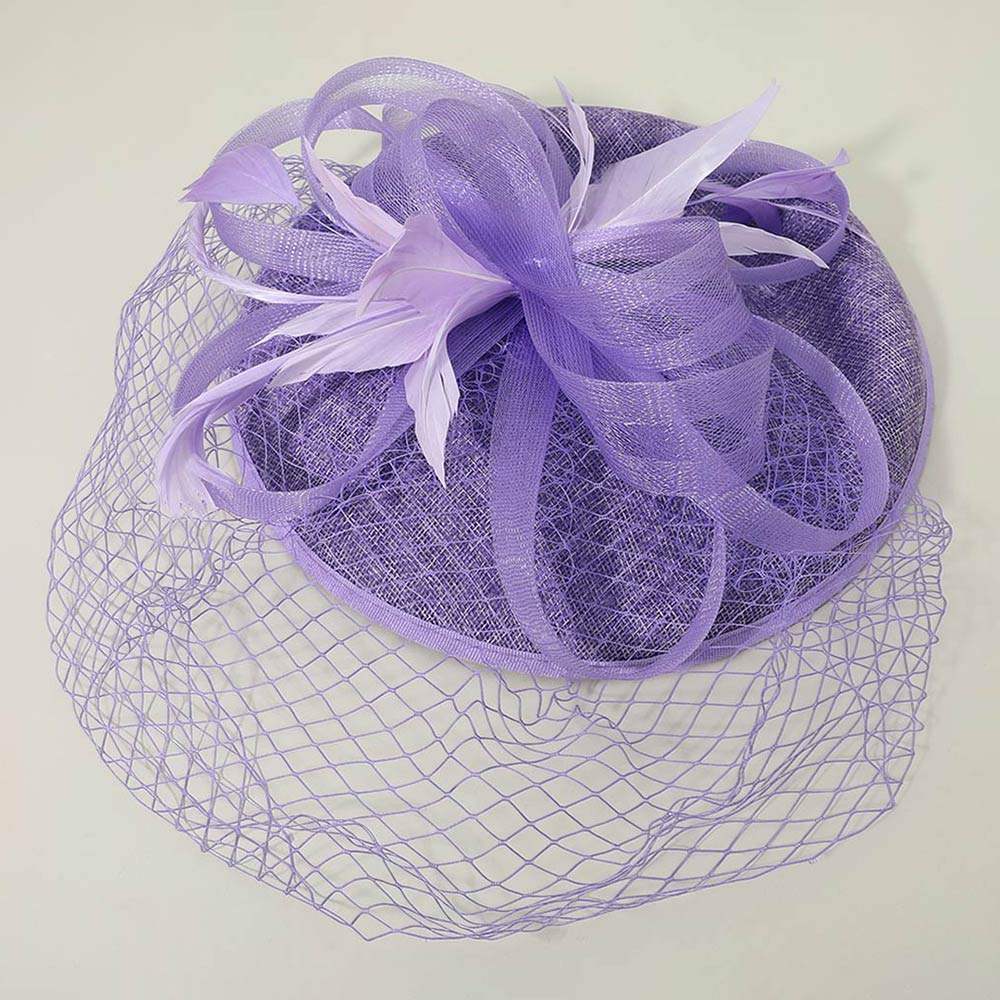 Elegant Floral Veil Fascinator Headband - Madeline Love - Flyclothing LLC