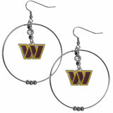 Washington Commanders 2 Inch Hoop Earrings - Siskiyou Buckle