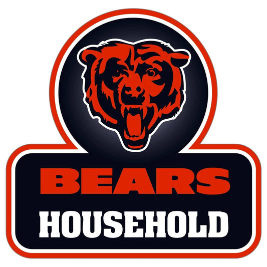 Chicago Bears Household Auto Decal - Chicago Bears - Flyclothing LLC