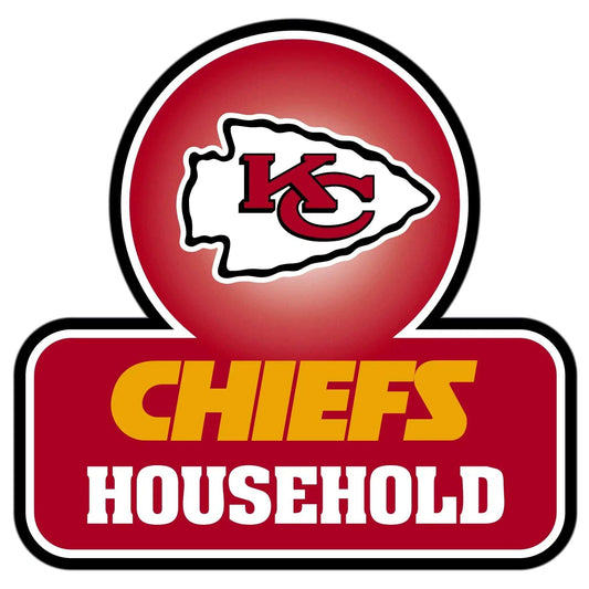 Kansas City Chiefs Household Auto Decal - Kansas City Chiefs - Flyclothing LLC