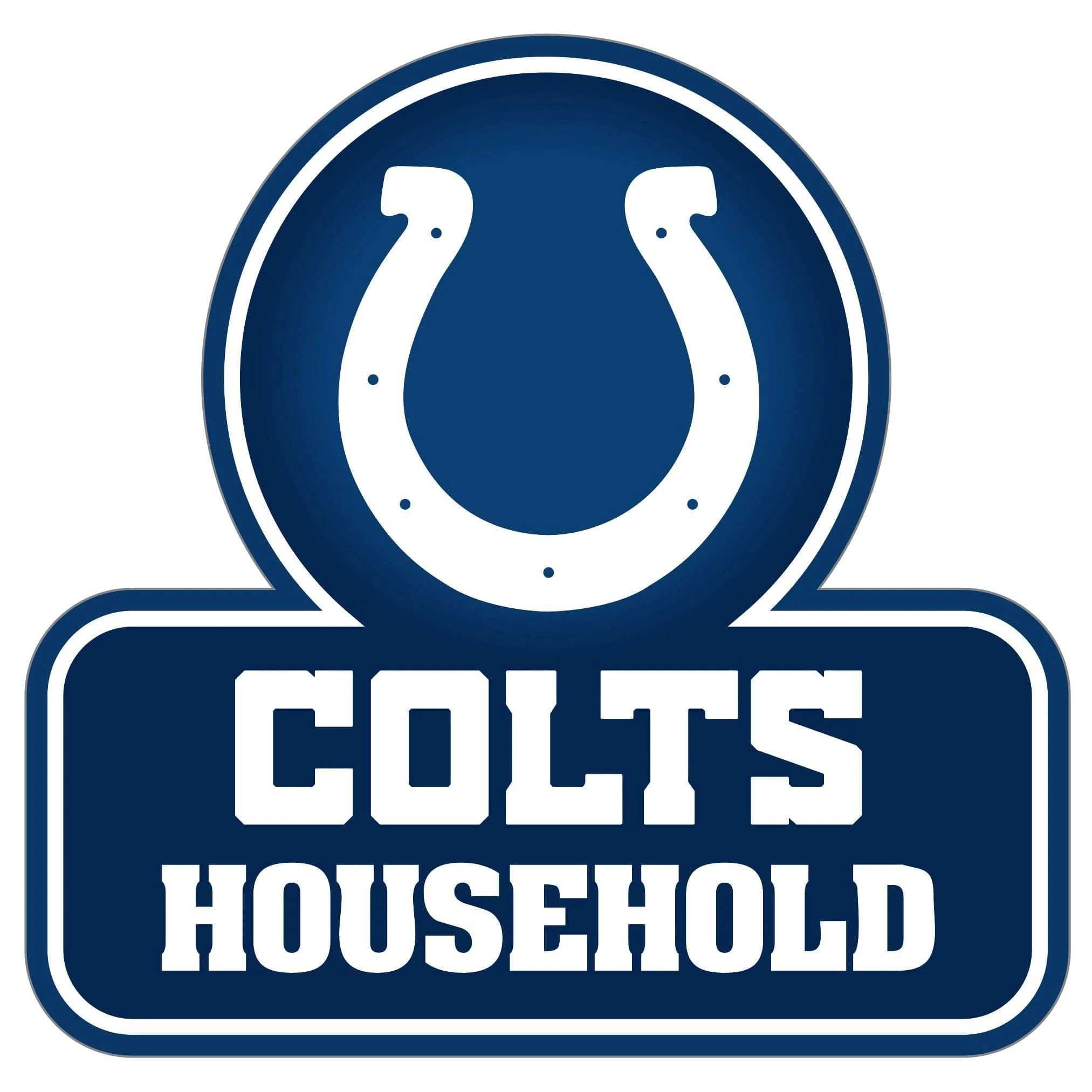 Indianapolis Colts Household Auto Decal - Indianapolis Colts - Flyclothing LLC