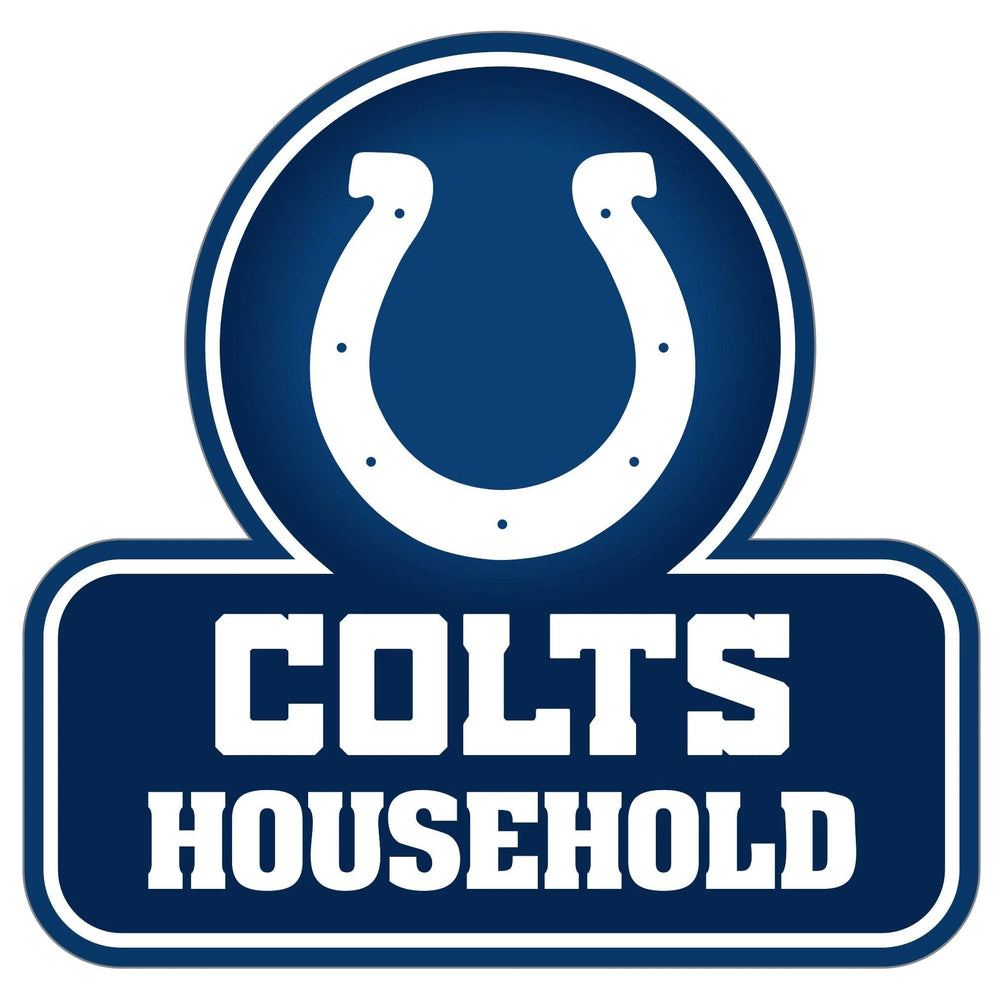 Indianapolis Colts Household Auto Decal - Indianapolis Colts