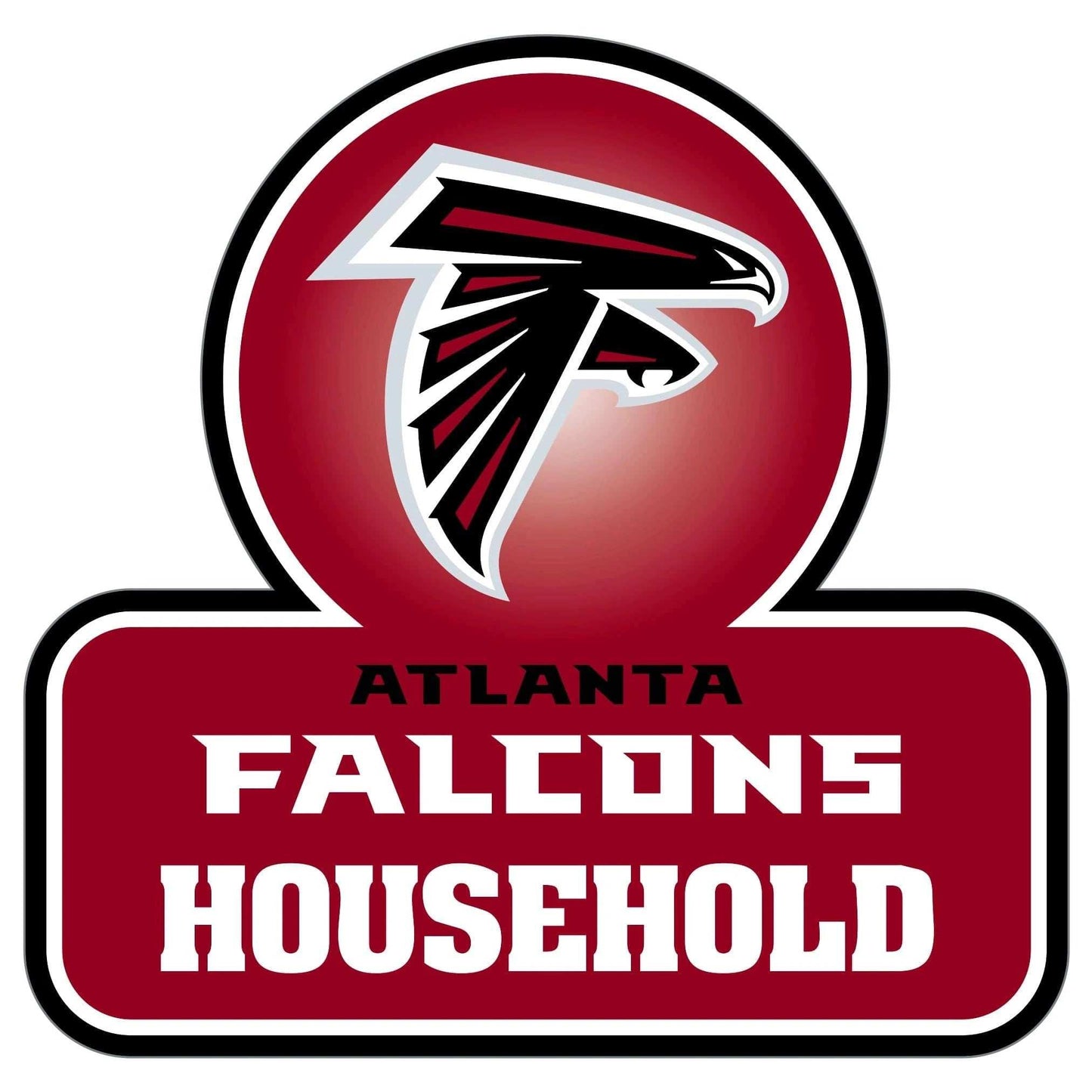 Atlanta Falcons Household Auto Decal - Atlanta Falcons - Flyclothing LLC