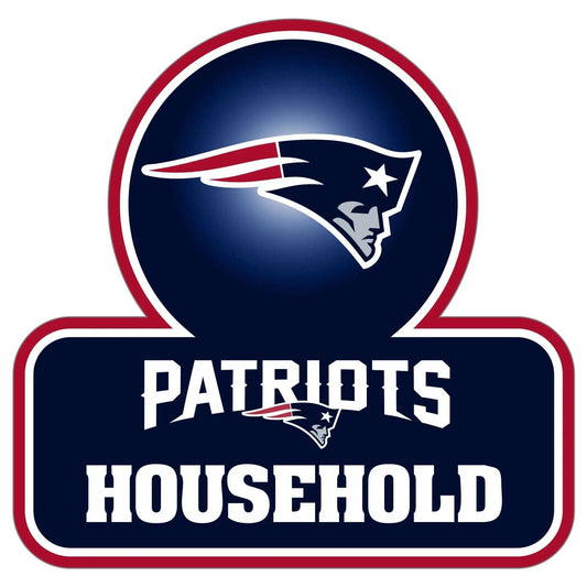 New England Patriots Household Auto Decal - New England Patriots - Flyclothing LLC