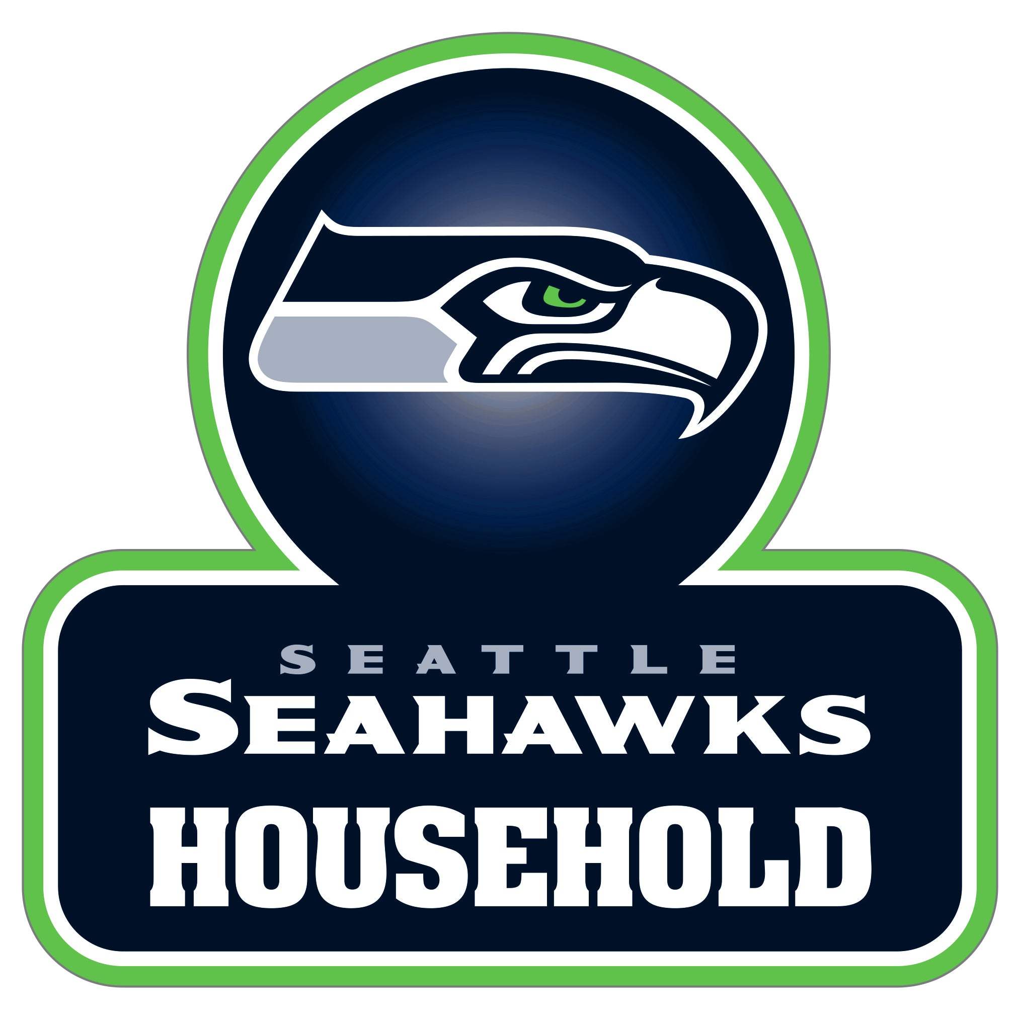 Seattle Seahawks Household Auto Decal - Seattle Seahawks - Flyclothing LLC