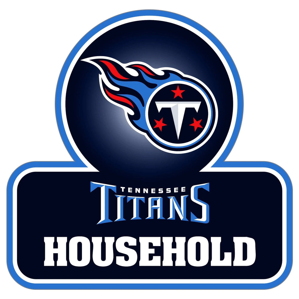 Tennessee Titans Household Auto Decal - Tennessee Titans