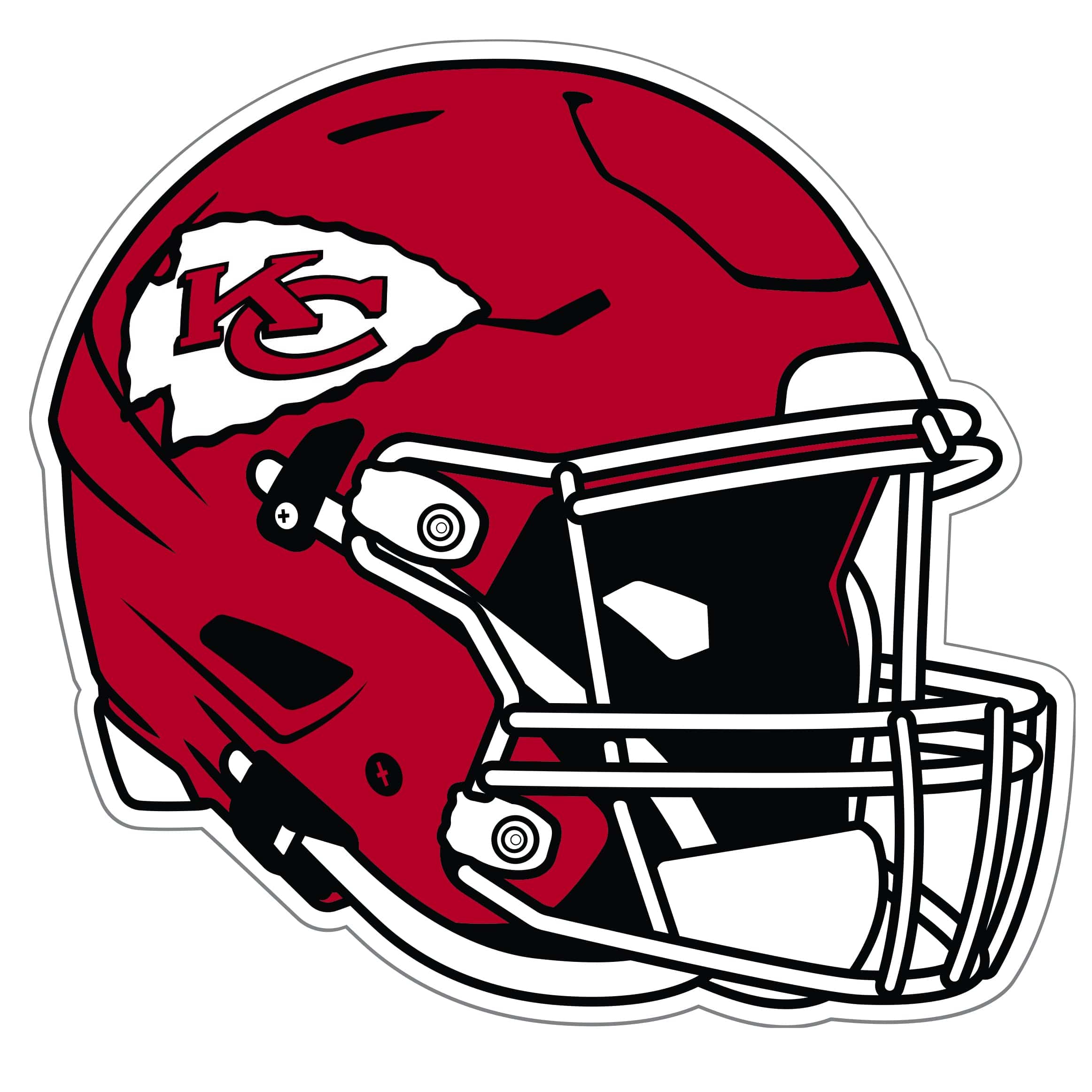 Kansas City Chiefs Helmet Auto Decal - Kansas City Chiefs