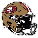 San Francisco 49ers Helmet Auto Decal - San Francisco 49ers
