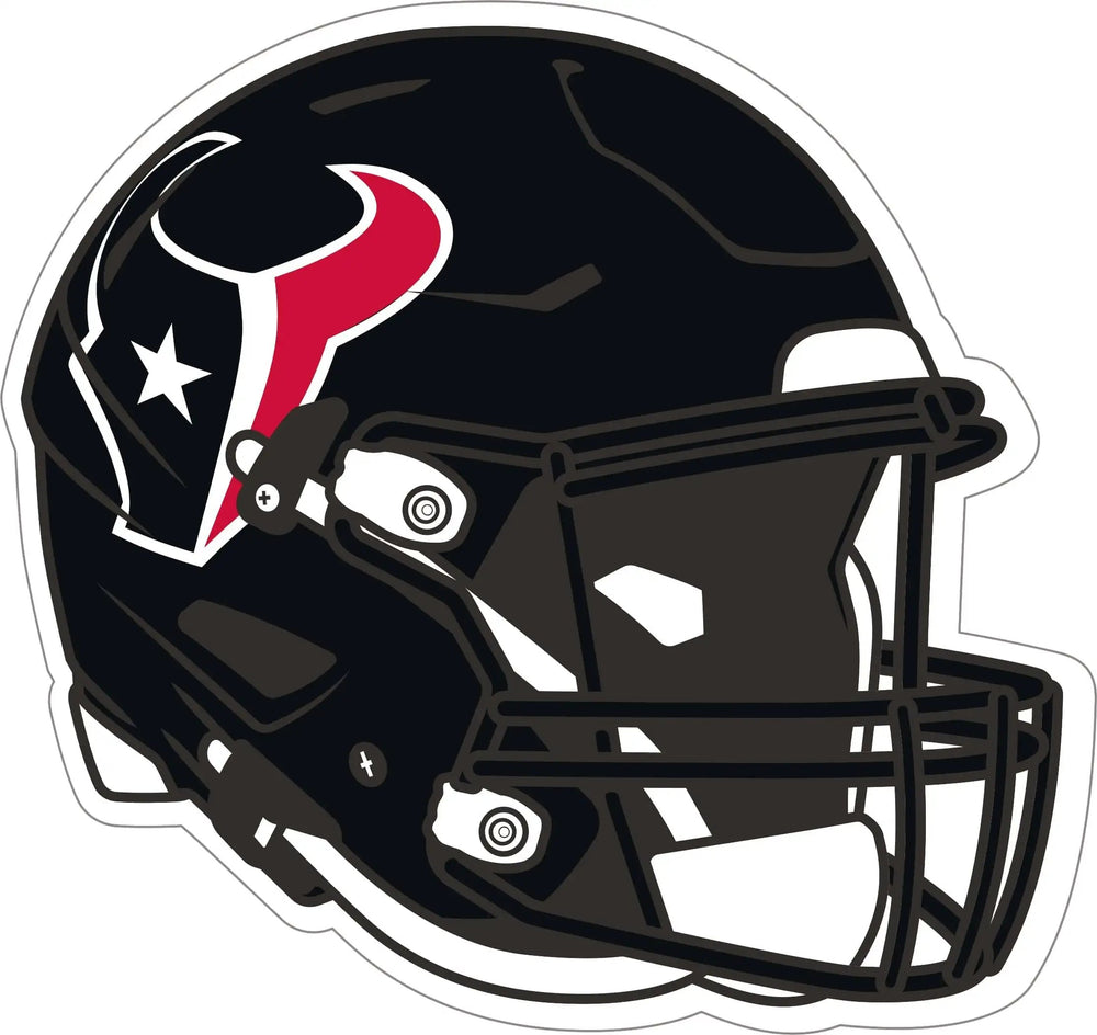 Houston Texans Helmet Auto Decal - Houston Texans